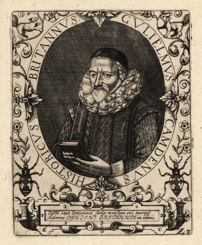 William Camden, English Antiquarian by Theodore de Bry