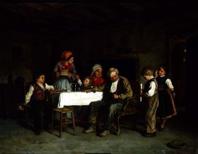 A Surprise Party by Theophile Emmanuel Duverger
