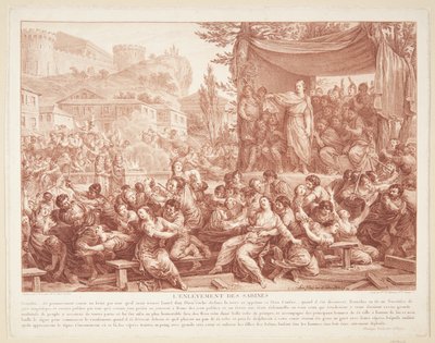 The Rape of the Sabine Women by Therèse Éléonore Lingée