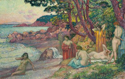 Bathers at Cap Benat by Théo van Rysselberghe