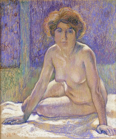 Seated Nude Woman, c.1912 by Théo van Rysselberghe