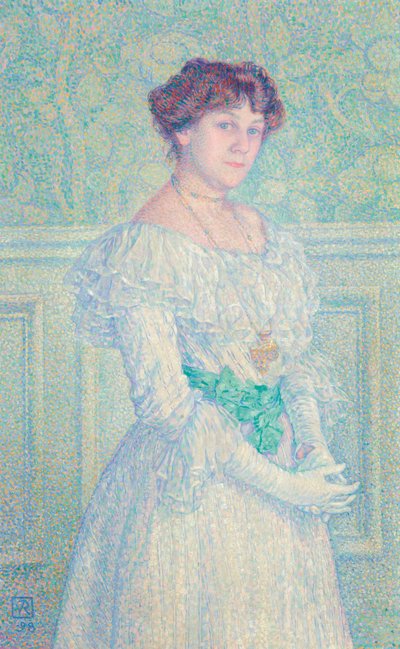 Portrait of Laure Flé, 1898 by Théo van Rysselberghe