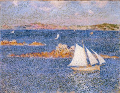 Near the Rocks of Per-Kiridec by Théo van Rysselberghe