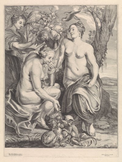 The Horn of Plenty by Théodorus van Kessel