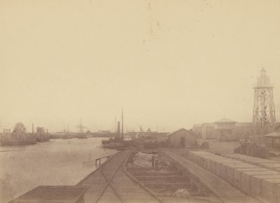 Harbor by Théodule Devéria