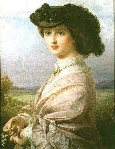 A Lady in a Landscape by Thomas Francis Dicksee
