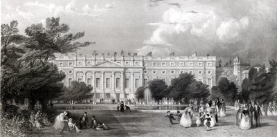 Hampton Court Palace by Thomas Allom