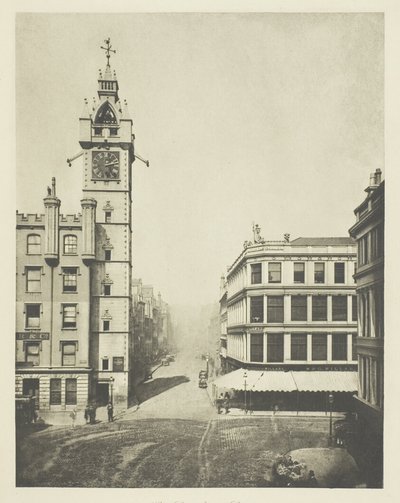 High Street from the Cross by Thomas Annan