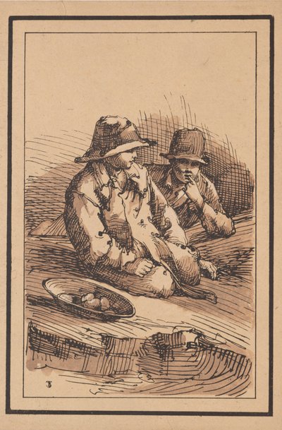 Rustic Figures: Two Boys by Thomas Barker