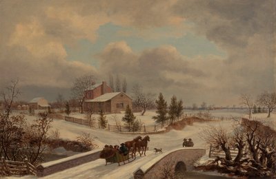 Pennsylvania Winter Scene by Thomas Birch