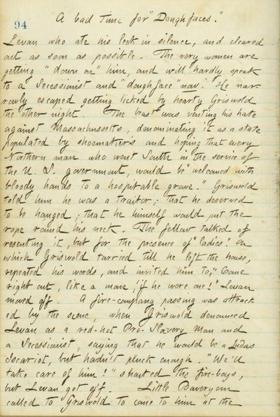 Thomas Butler Gunn Diaries by Thomas Butler Gunn