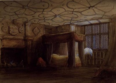 Jacobean Interior by Thomas Charles Leeson Rowbotham