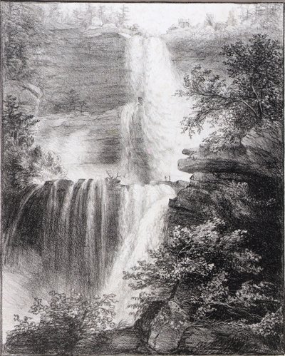 Falls at Catskill by Thomas Cole