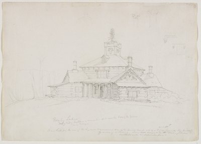Hornby Lodge, 1839 by Thomas Cole