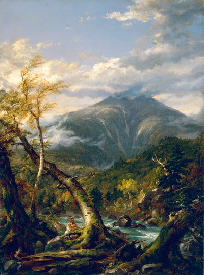 Mount Marcy from the Opalescent River by Thomas Cole