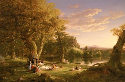 The Picnic by Thomas Cole