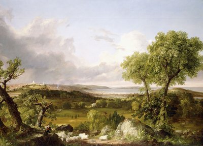 View of Boston by Thomas Cole