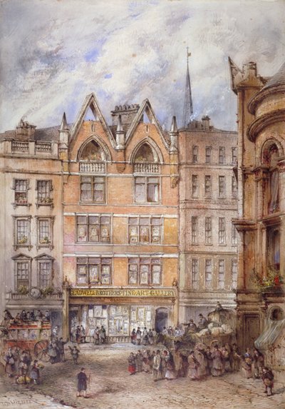 Gracechurch Street, City of London, 1882 by Thomas Colman Dibdin