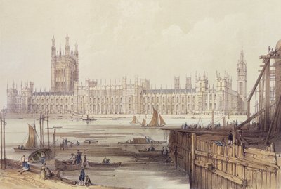 The New Houses of Parliament by Thomas Colman Dibdin