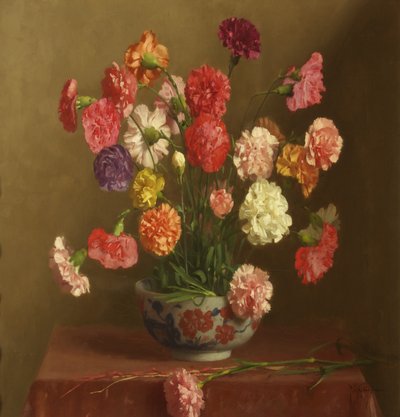 Carnations, c.1929 by Thomas Cooper Gotch