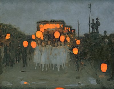 The Lantern Parade by Thomas Cooper Gotch