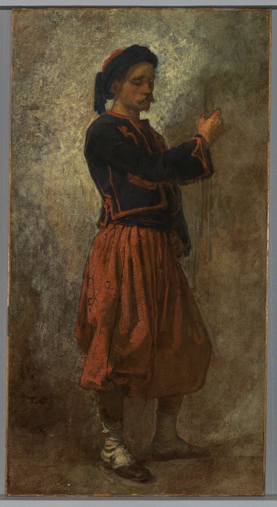 A Zouave by Thomas Couture