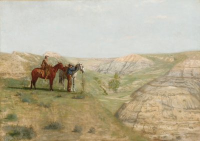Cowboys in the Badlands by Thomas Cowperthwait Eakins