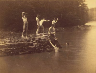 Study for the Swimming Hole by Thomas Cowperthwait Eakins