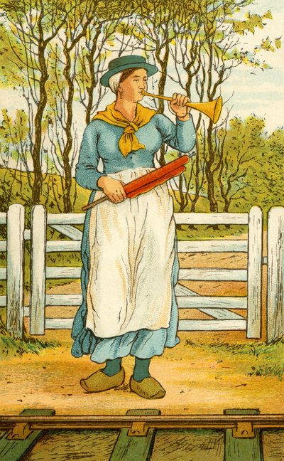 Train Gatekeeper in Northern France by Thomas Crane
