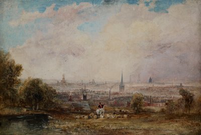 A Distant View of Birmingham by Thomas Creswick