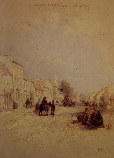Ballymahon, County Longford by Thomas Creswick