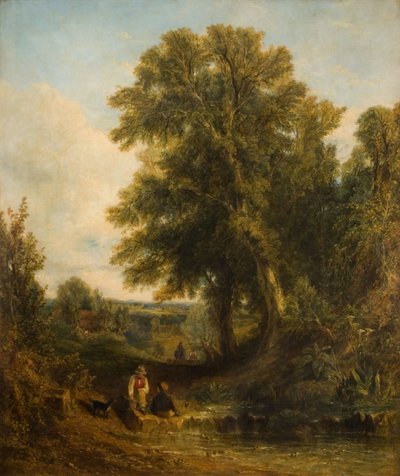 English Landscape by Thomas Creswick