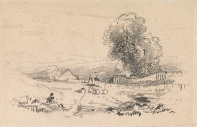 The Road to the Village by Thomas Creswick