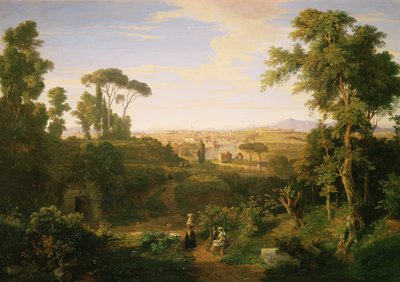 A View of Rome and the Campagna by Thomas Dessoulavy