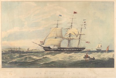 The Celebrated Clipper Ship Marco Polo by Thomas Dove