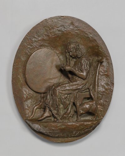 Knitting, model 1881, cast 1967 by Thomas Eakins