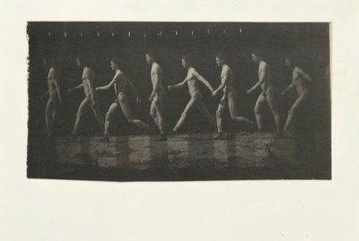 Marey Wheel Photographs of Unidentified Model by Thomas Eakins