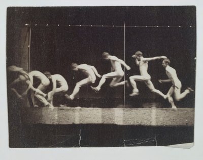 Marey Wheel Photographs of Unidentified Model by Thomas Eakins