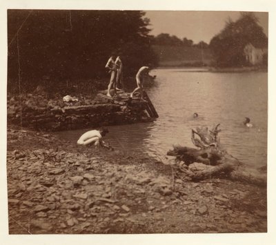 Study for Swimming by Thomas Eakins