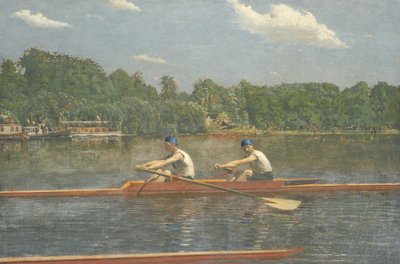 The Biglin Brothers Racing by Thomas Eakins