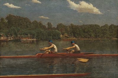 The Biglin Brothers Racing, 1872 by Thomas Eakins