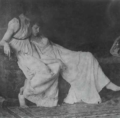 Unidentified Models in Greek Costumes, c. 1883 by Thomas Eakins