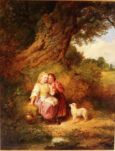 The Pet Lamb by Thomas Faed