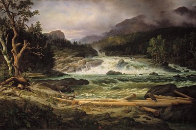 Labrofossen near Kongsberg by Thomas Fearnley