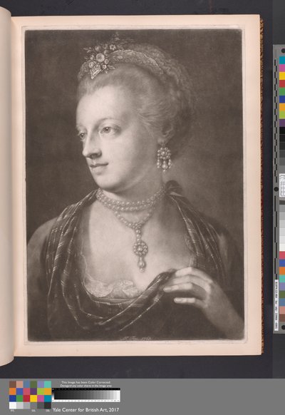 Lady, elegantly attired by Thomas Frye