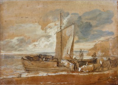 A Cattle Ferry by Thomas Gainsborough