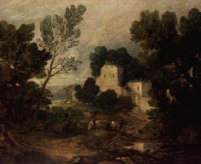 A Romantic Landscape by Thomas Gainsborough