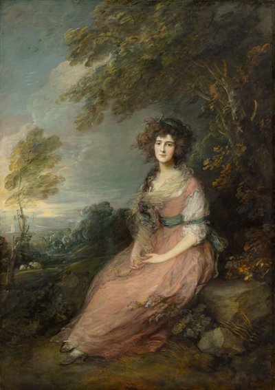 Mrs. Richard Brinsley Sheridan, 1785-1787 by Thomas Gainsborough