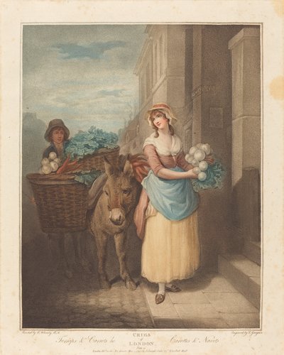 Turnips and Carrots by Thomas Gaugain after Francis Wheatley