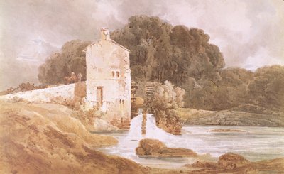 Abbey Mill, Knaresborough by Thomas Girtin